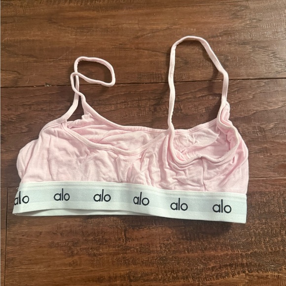 ALO Yoga Blush Pink Bralette - Picture 2 of 3